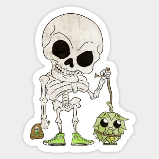 Skully & Hop Sticker